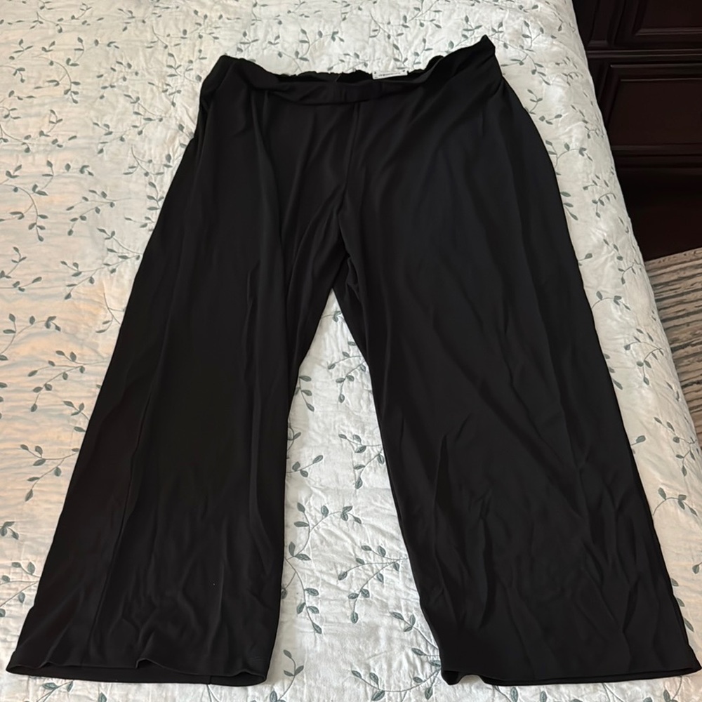 JM Collection Black Knit Pants